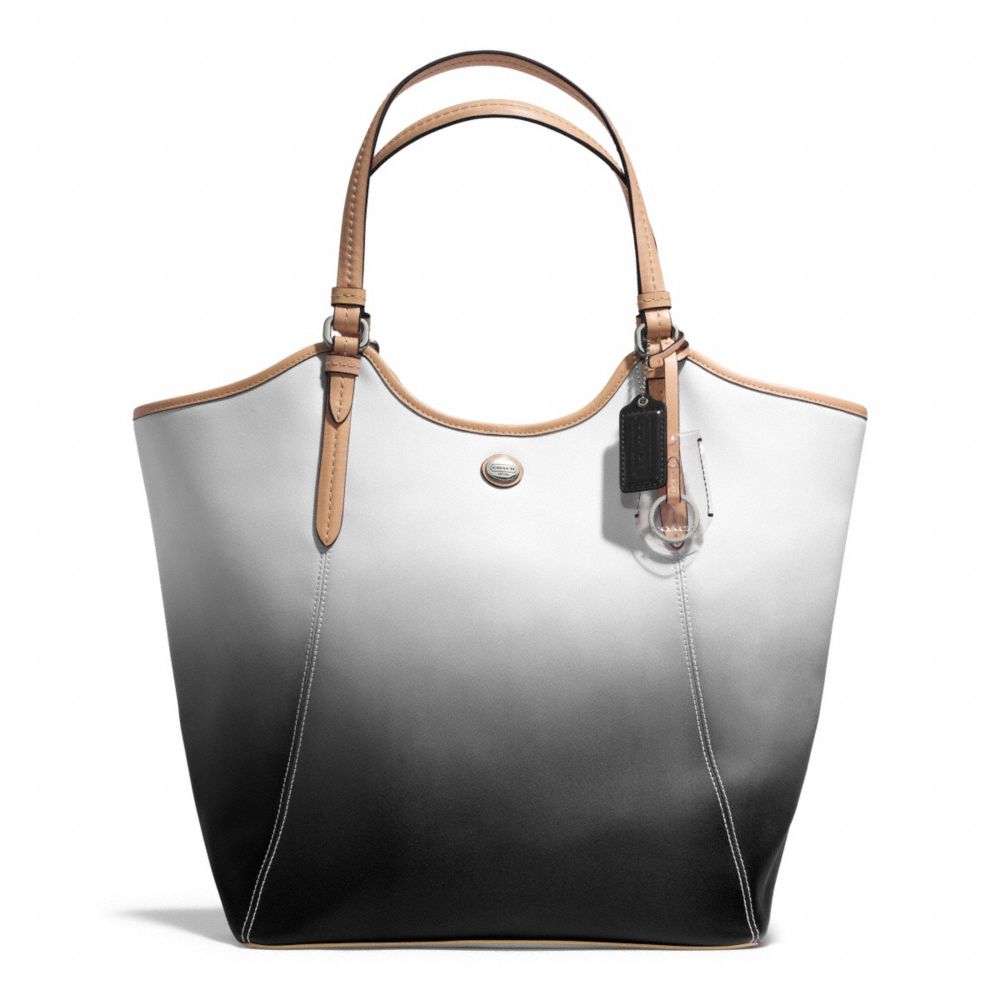 PEYTON OMBRE TOTE - COACH f29283 - SILVER/CHARCOAL