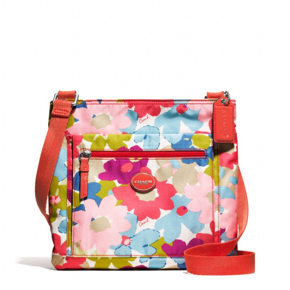 GETAWAY FLORAL PRINT FILE BAG - COACH F30021 - ONE-COLOR