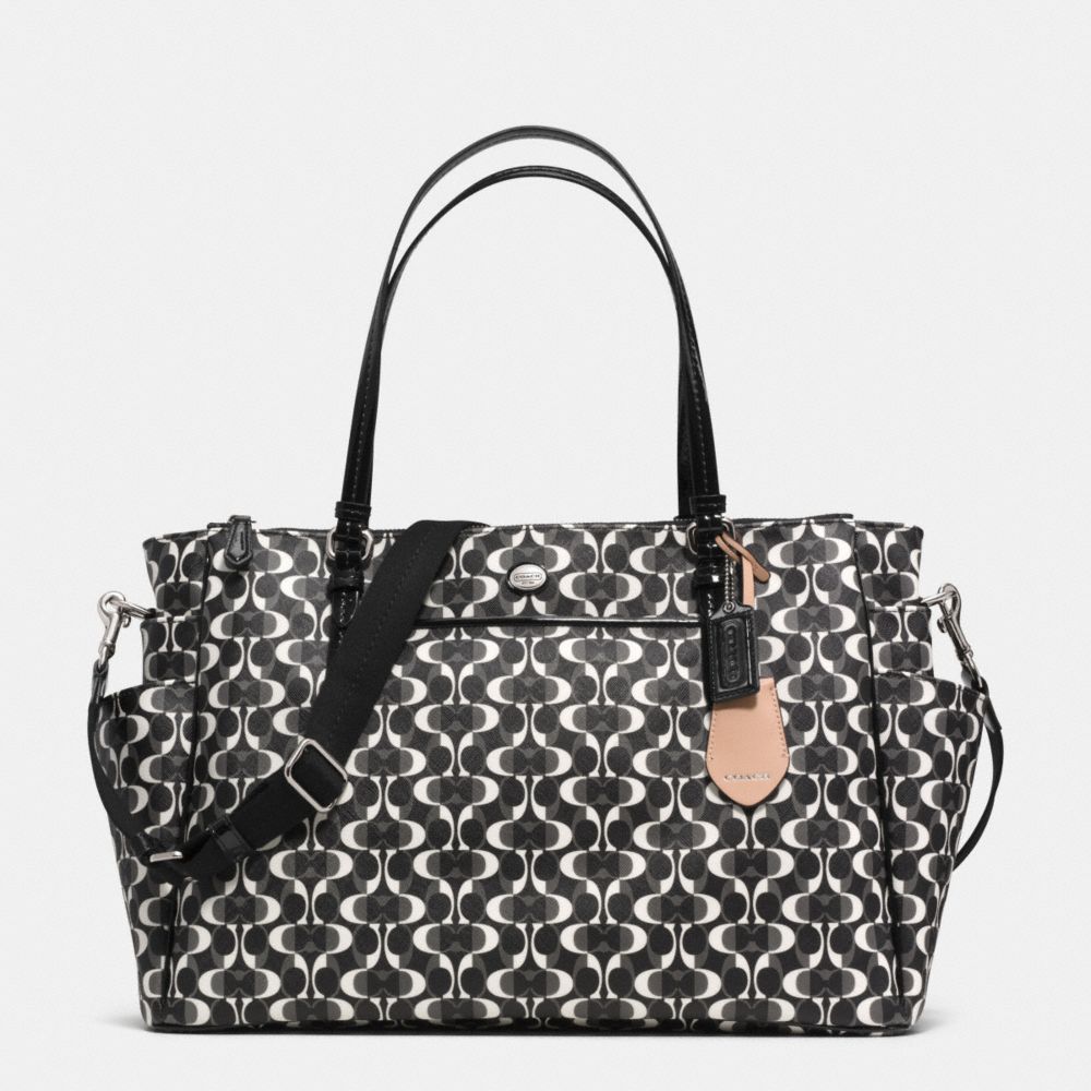 COACH PEYTON DREAM C MULITIFUNCTION TOTE - SILVER/BLACK/WHITE/BLACK - F30541