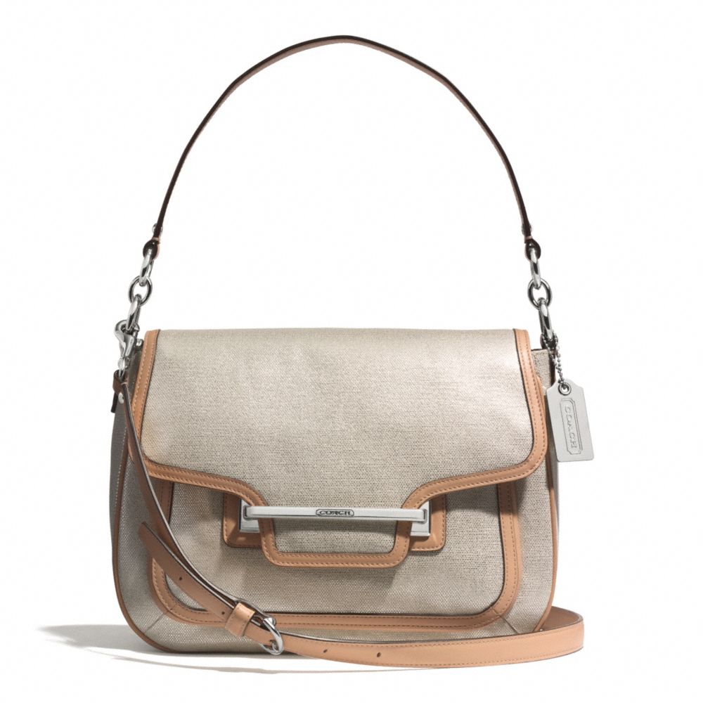 TAYLOR FOILED FLAP SHOULDER BAG - COACH f30621 - 31759