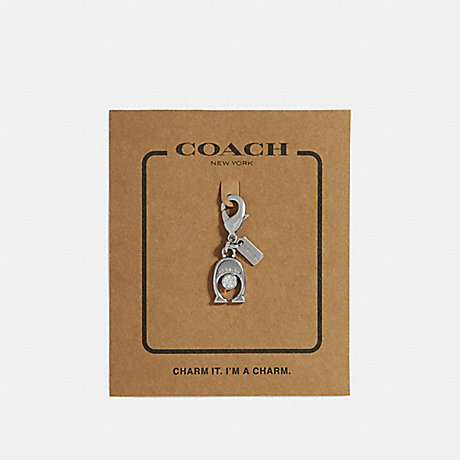 COACH COACH C CHARM - SILVER - f31130