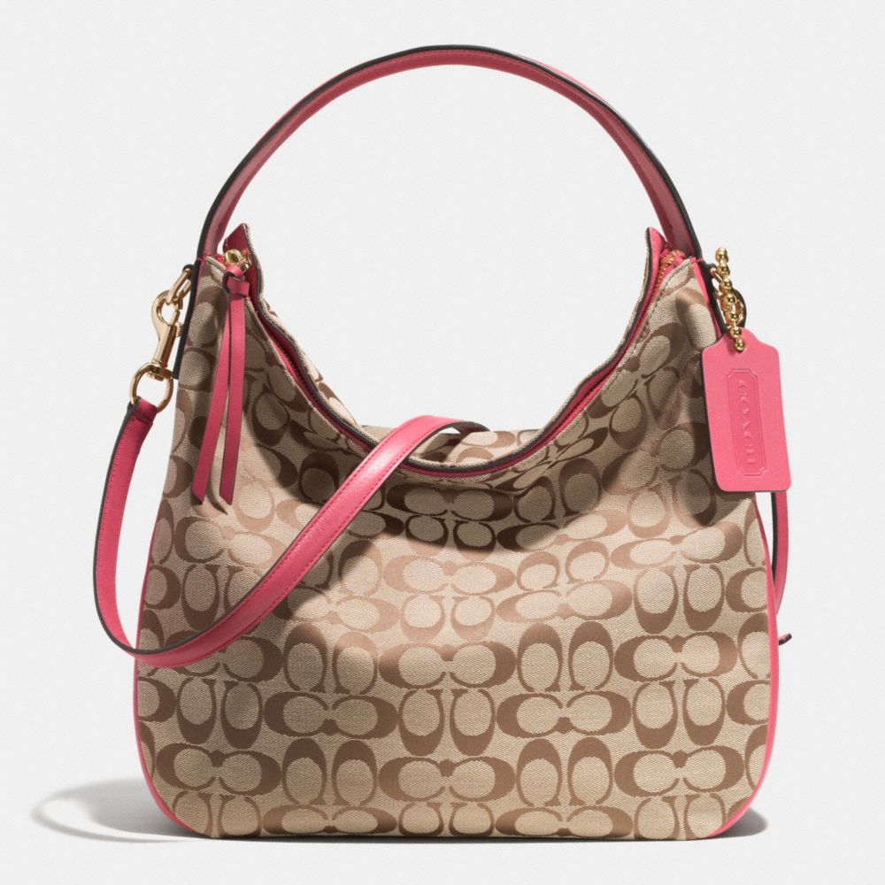 COACH BLEECKER SULLIVAN HOBO BAG IN SIGNATURE FABRIC - LID7Y - F32371