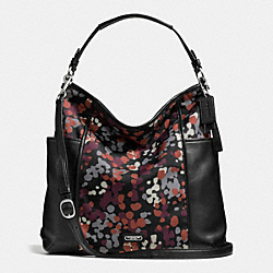 PARK SPLATTER PRINT HOBO - COACH f32893 - SILVER/MULTICOLOR