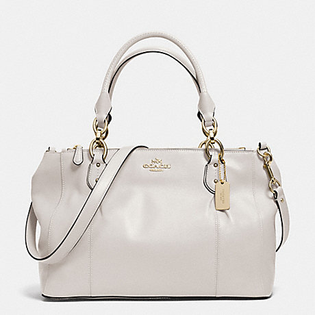 COACH COLETTE LEATHER CARRYALL - IM/IVORY - f33447