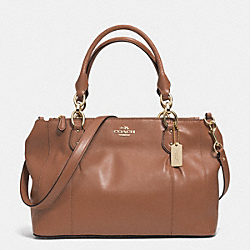 COLETTE LEATHER CARRYALL - COACH f33447 - IM/SADDLE