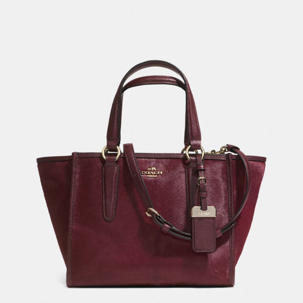 MINI CROSBY CARRYALL IN HAIRCALF - COACH f33522 -  LIDFP