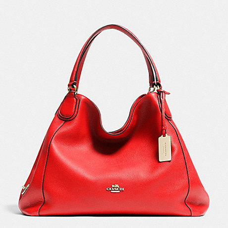 COACH EDIE SHOULDER BAG IN LEATHER - LICRD - f33547