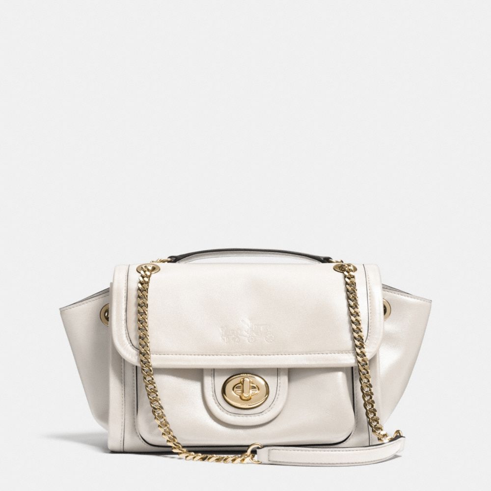 RANGER FLAP CROSSBODY IN LEATHER - COACH f33566 -  LIGHT GOLD/CHALK