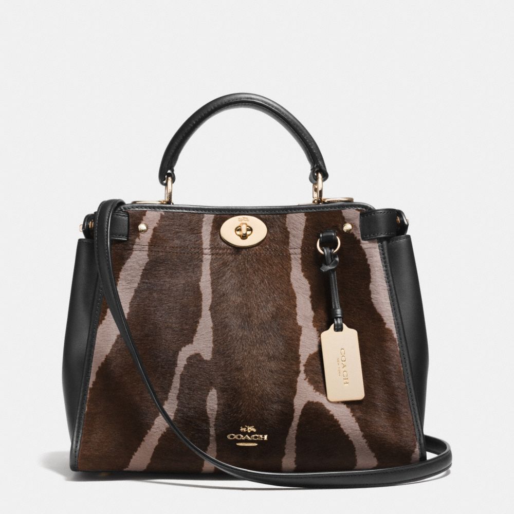 COACH MINI GRAMERCY SATCHEL IN PRINTED HAIRCALF - LIDHX - F33633