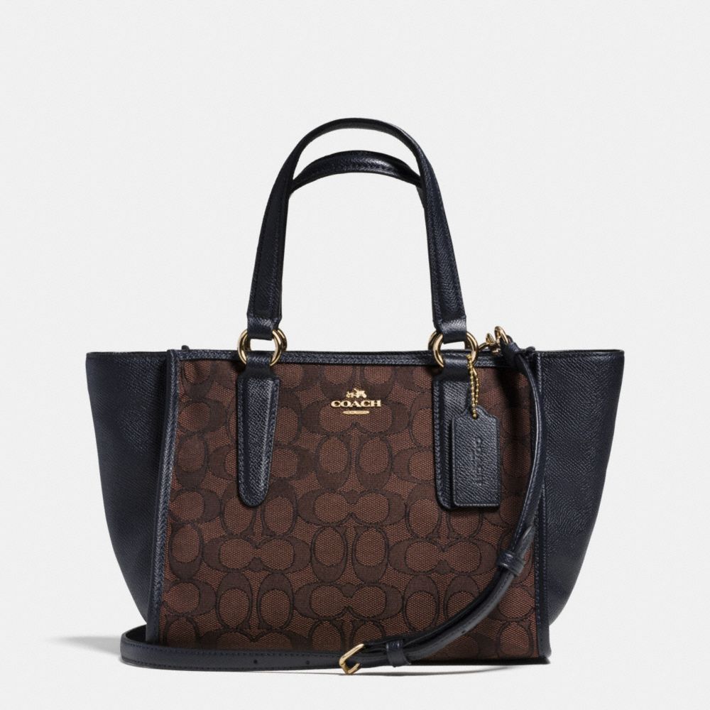 COACH MINI CROSBY CARRYALL IN SIGNATURE - LIADC - F33860