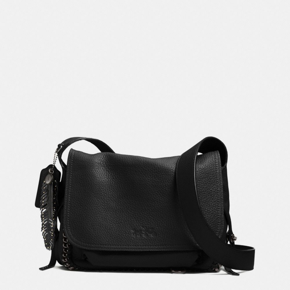 DAKOTAH SMALL FLAP CROSSBODY IN WHIPLASH LEATHER - COACH f33947 - BNBLK