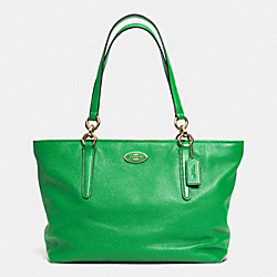 COACH ELLIS TOTE IN LEATHER - LIGRN - F33961