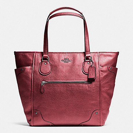 COACH MICKIE TOTE IN GRAIN LEATHER - QBE42 - f34039