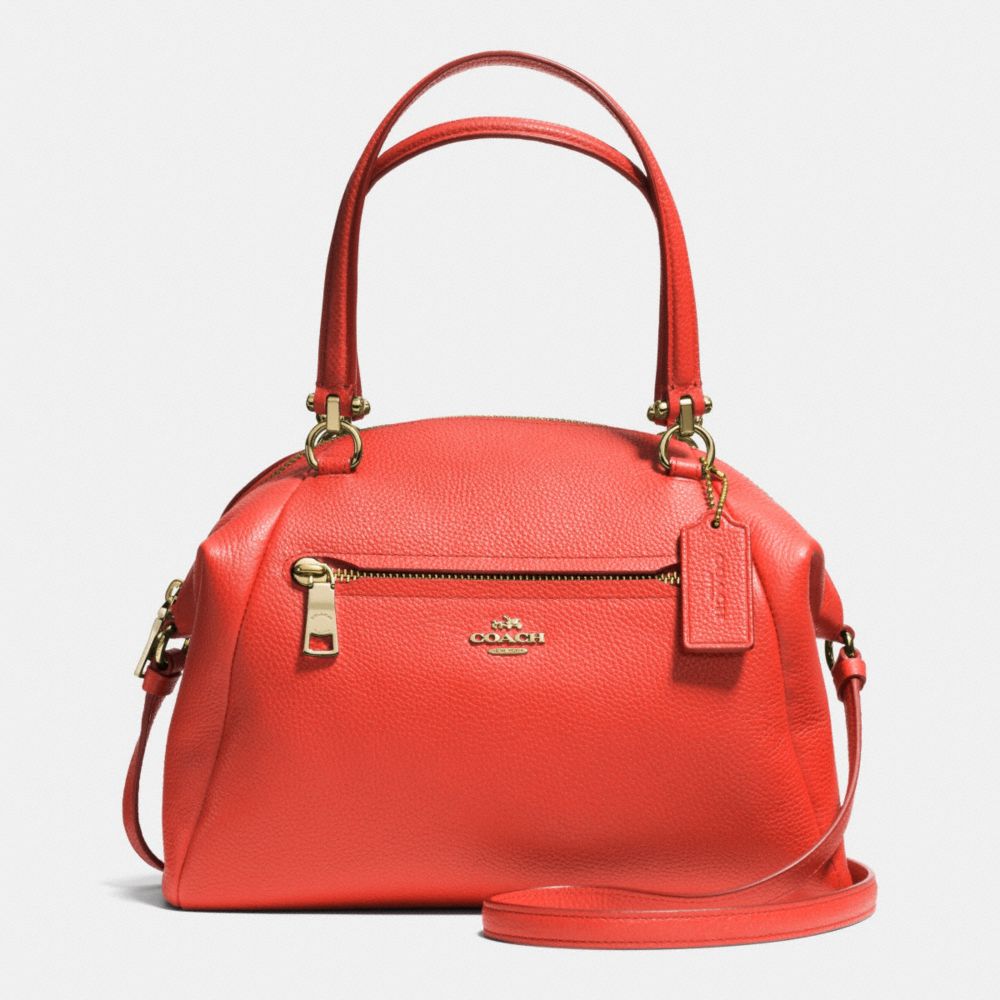 COACH PRAIRIE SATCHEL IN PEBBLE LEATHER - LIWM3 - F34340