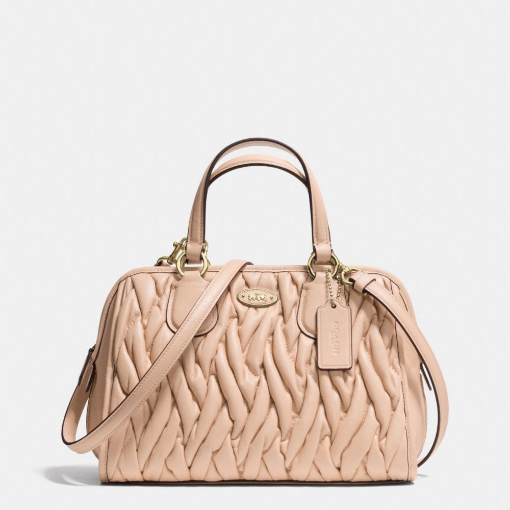 COACH MINI NOLITA SATCHEL IN GATHERED LEATHER - LIAPR - F34370