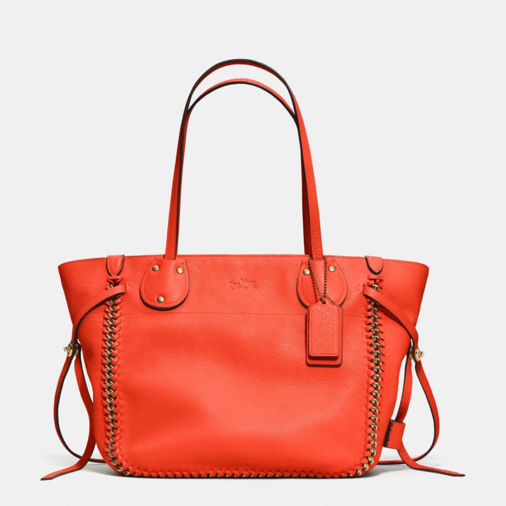 TATUM TOTE IN WHIPLASH LEATHER - COACH f34398 - LICRL