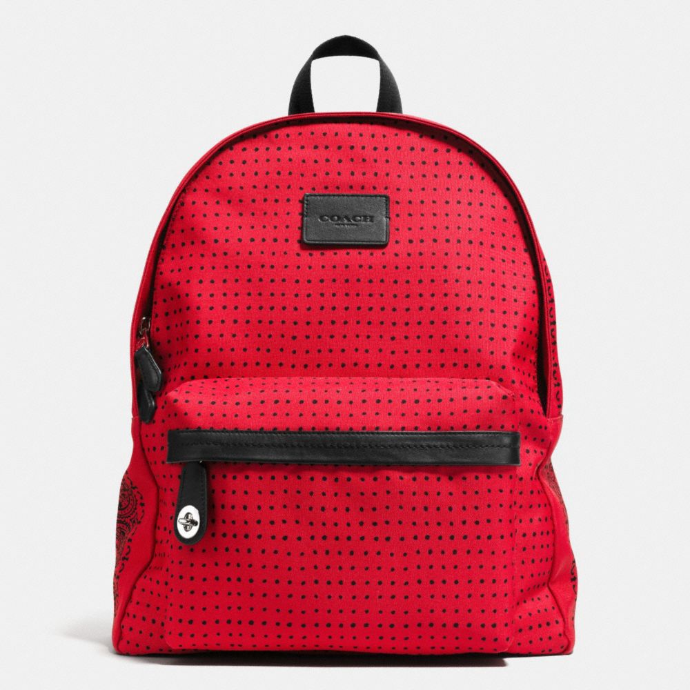 CAMPUS BACKPACK IN PRINTED CANVAS - COACH f34404 - SVDRK