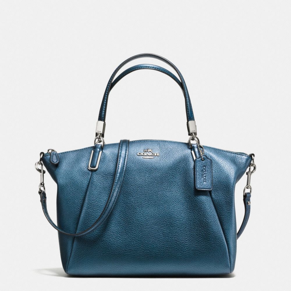 SMALL KELSEY SATCHEL IN PEBBLE LEATHER - COACH f34493 - SVBL9
