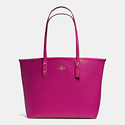 COACH CITY TOTE IN CROSSGRAIN LEATHER - IMCBY - F35355