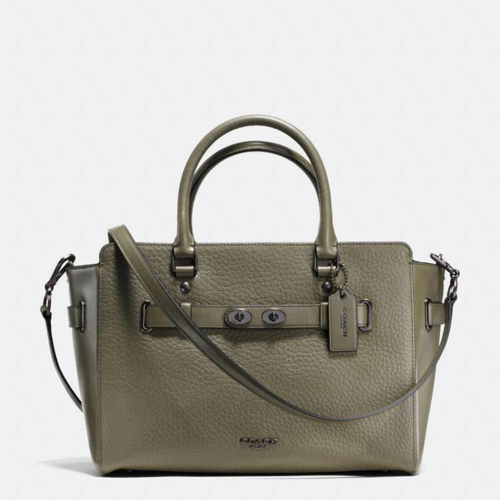BLAKE CARRYALL IN BUBBLE LEATHER - COACH f35689 - QBB75