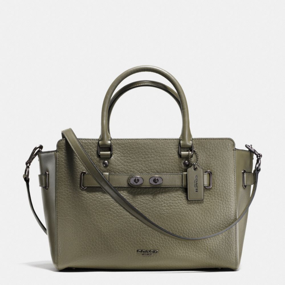 BLAKE CARRYALL IN BUBBLE LEATHER - COACH F35689 - QBB75