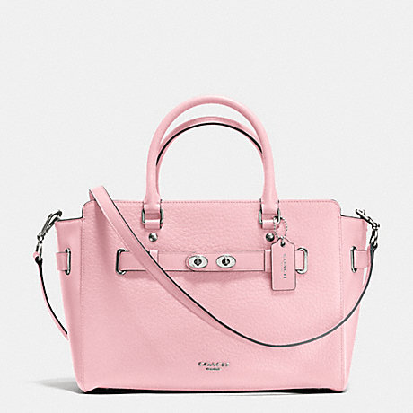 COACH BLAKE CARRYALL IN BUBBLE LEATHER - SILVER/PETAL - f35689