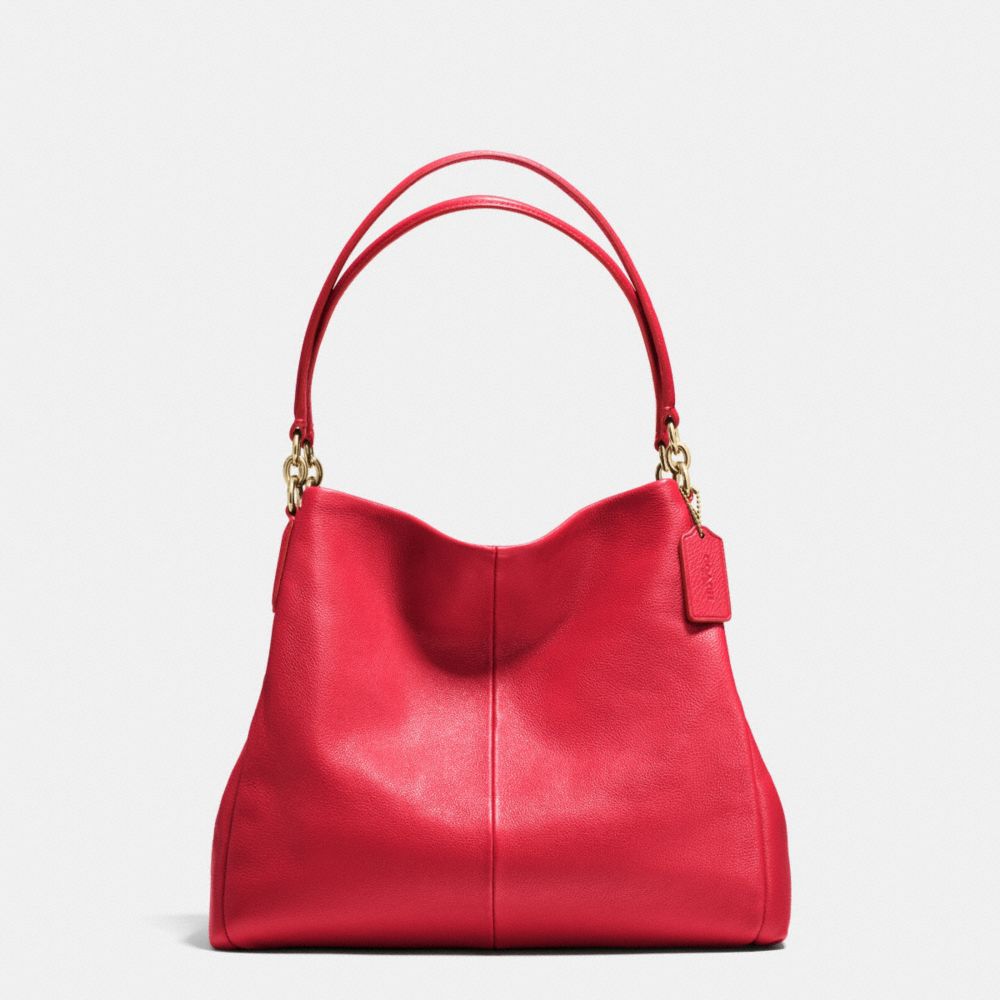 PHOEBE SHOULDER BAG IN PEBBLE LEATHER - COACH f35723 - IME8B
