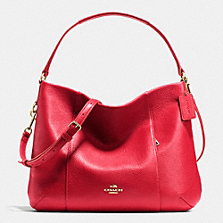 EAST/WEST ISABELLE SHOULDER BAG IN PEBBLE LEATHER - COACH f35809 - IME8B