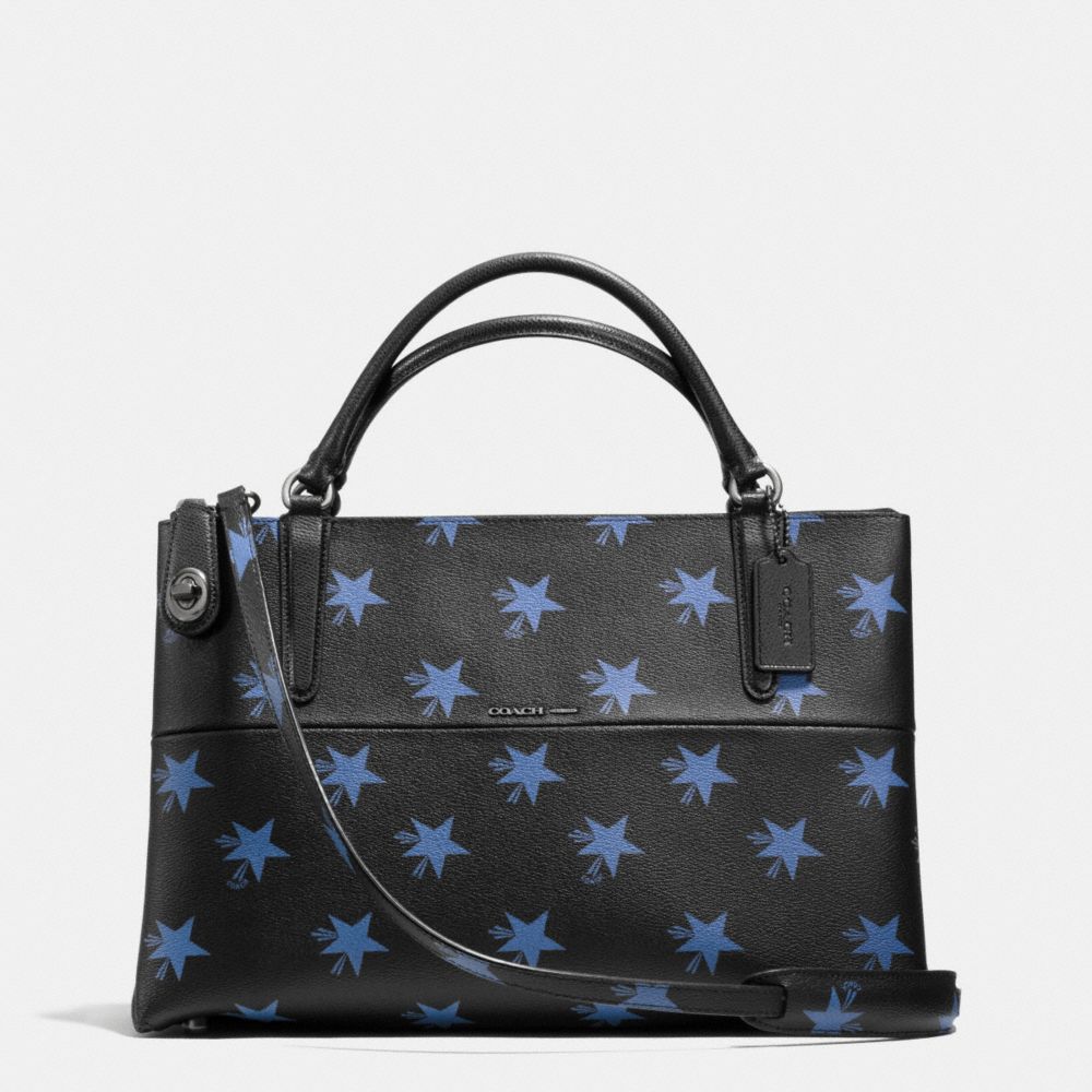 BOROUGH BAG IN STAR CANYON PRINT COATED CANVAS - COACH f35875 - QB/BLUE MULTICOLOR