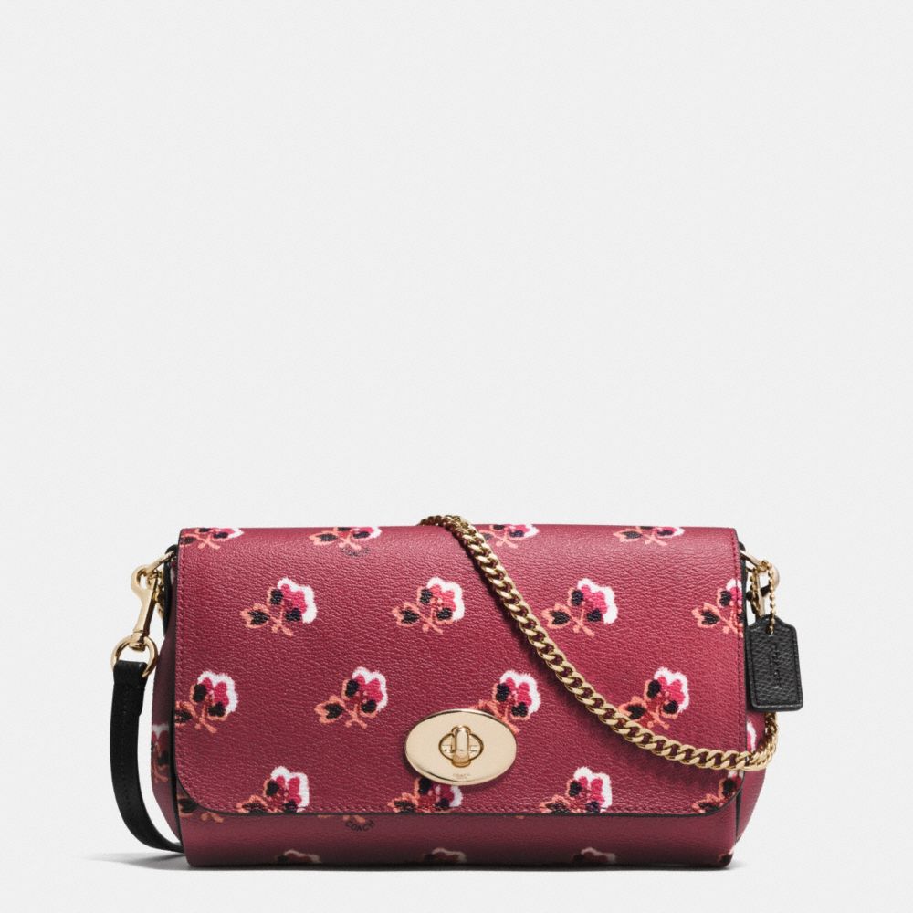 MINI RUBY CROSSBODY IN BRAMBLE ROSE COATED CANVAS - COACH f35909 - IMBYM