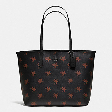 COACH CITY TOTE IN STAR CANYON PRINT COATED CANVAS - QBBMC - f35917