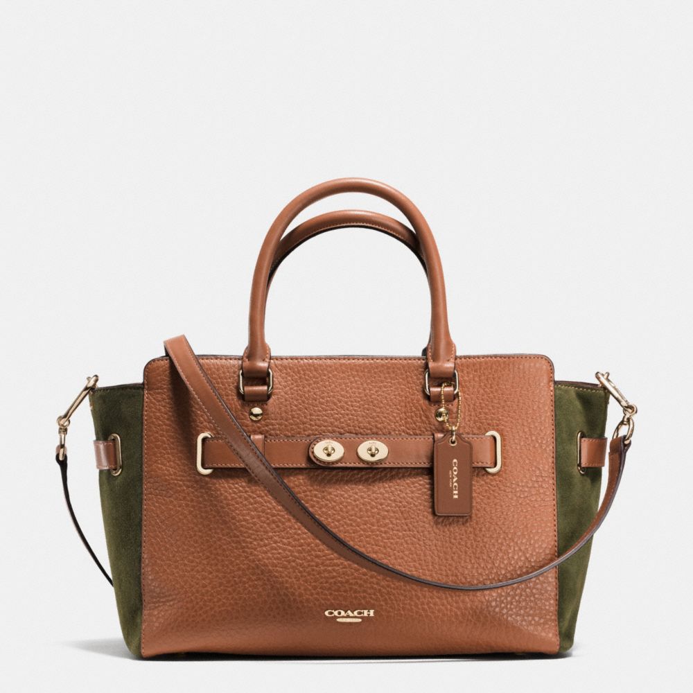 BLAKE CARRYALL IN SUEDE MIX - COACH f35932 - IME90