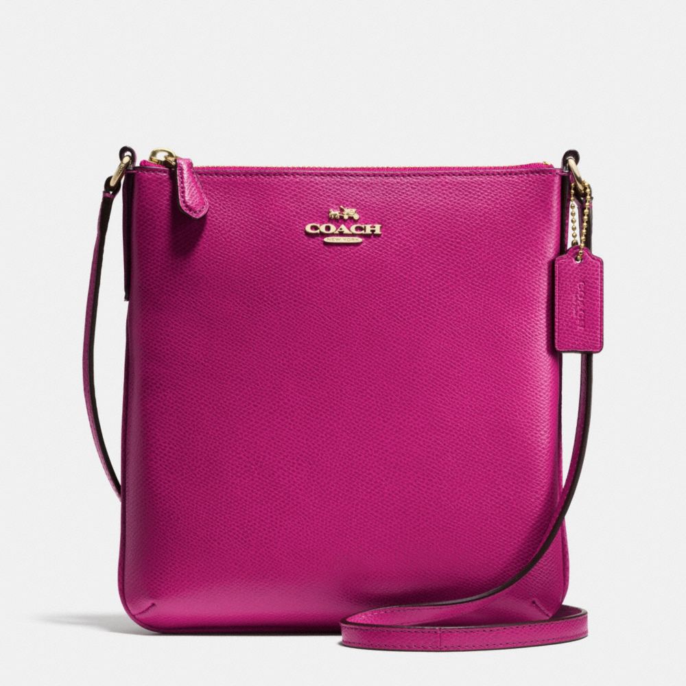 NORTH/SOUTH CROSSBODY IN CROSSGRAIN LEATHER - COACH f36063 - IMCBY