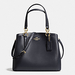 MINETTA CROSSBODY IN CROSSGRAIN LEATHER - COACH f36642 - IMITATION GOLD/MIDNIGHT