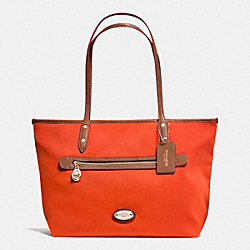 TOTE IN POLYESTER TWILL - COACH f37336 - IMPEP