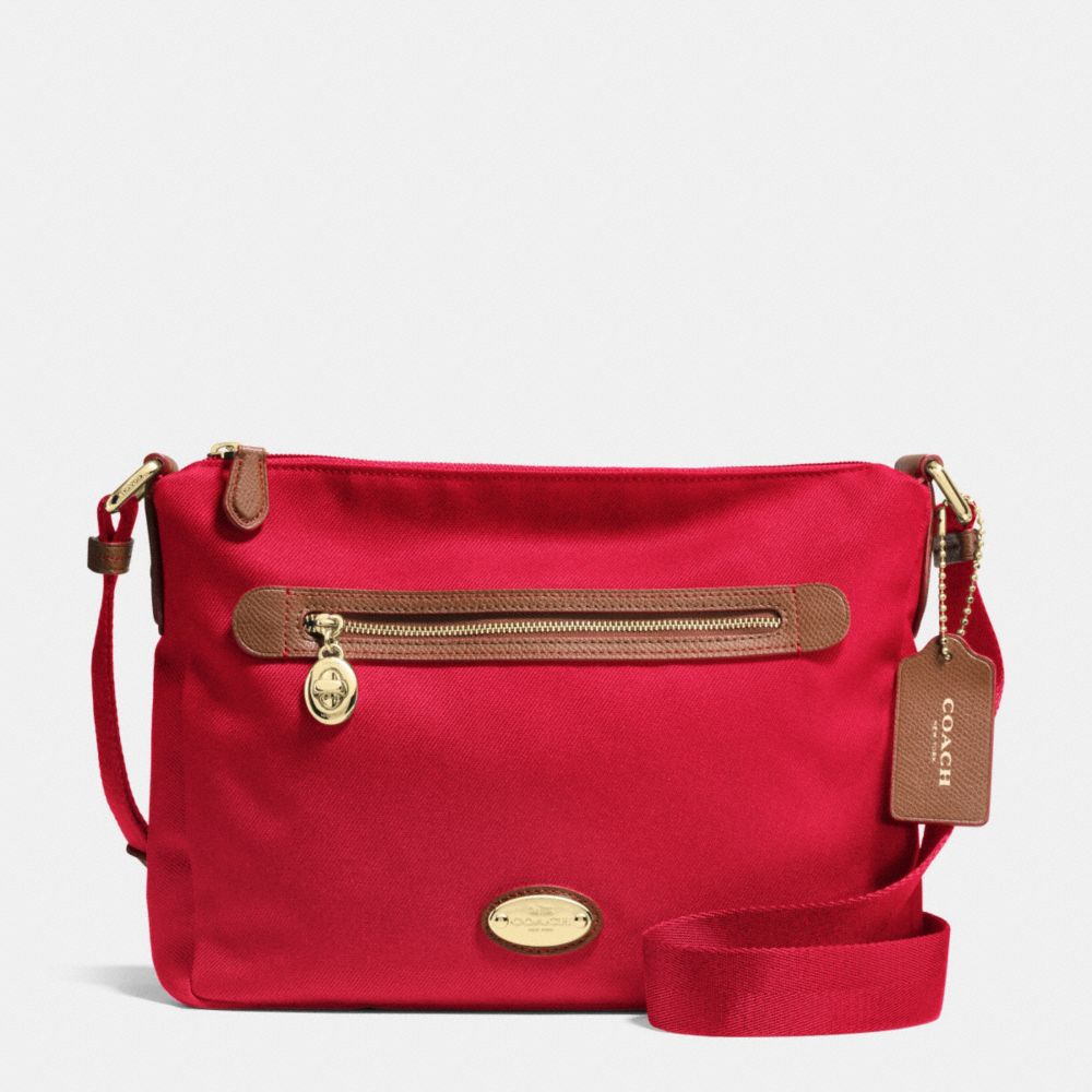 FILE BAG IN POLYESTER TWILL - COACH f37337 - IME8B
