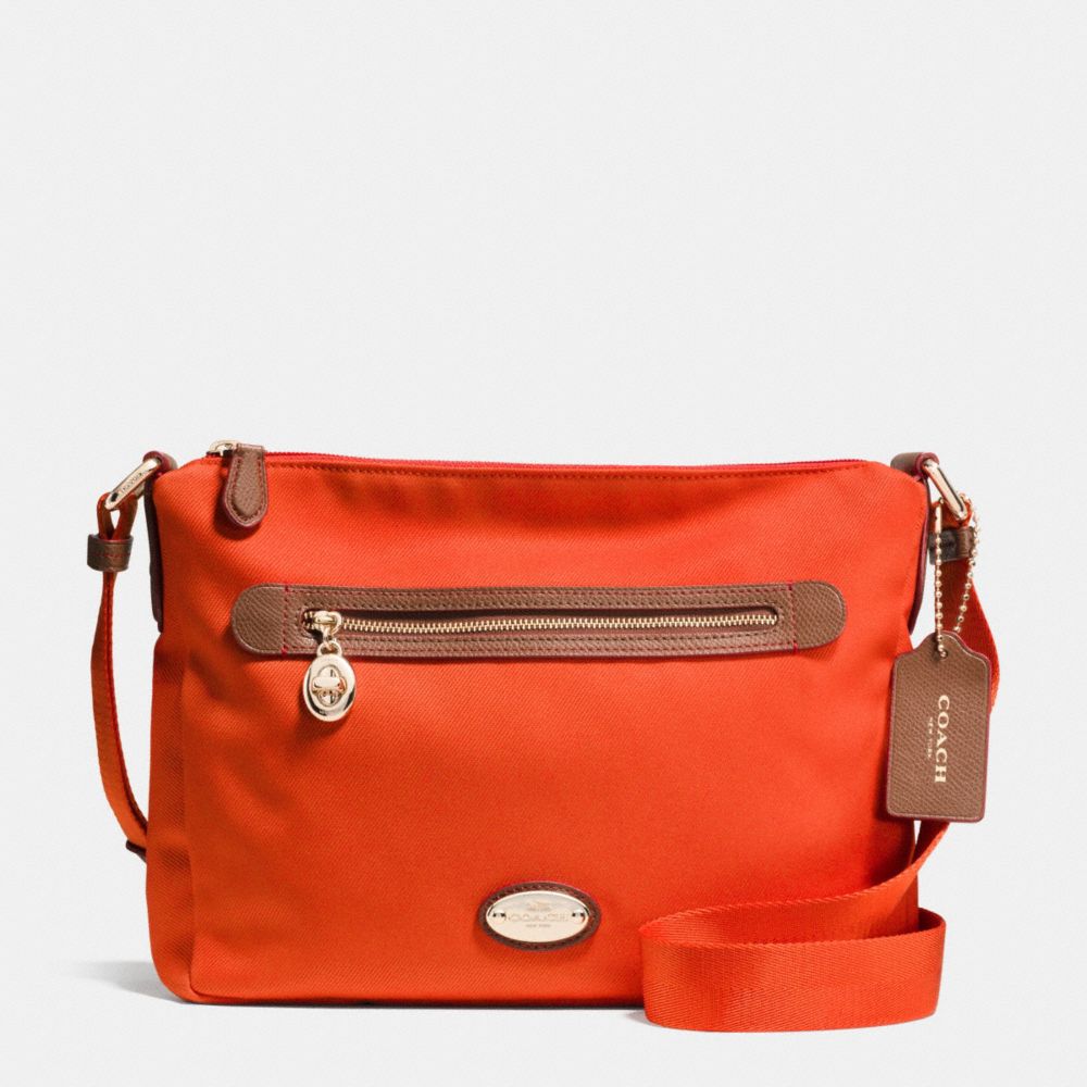 FILE BAG IN POLYESTER TWILL - COACH f37337 - IMPEP