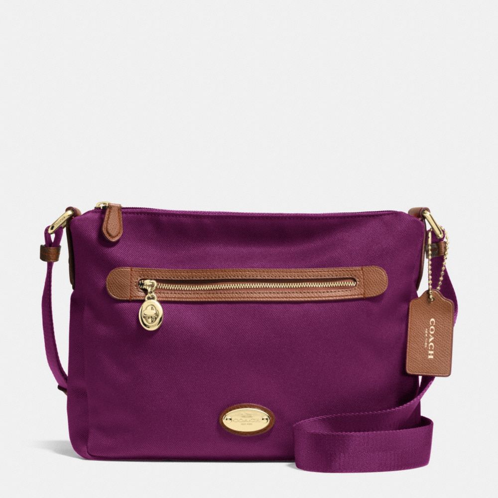 FILE BAG IN POLYESTER TWILL - COACH f37337 - IMPLU