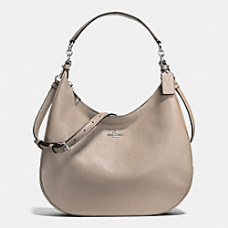COACH HARLEY HOBO IN PEBBLE LEATHER - SILVER/FOG - F38259
