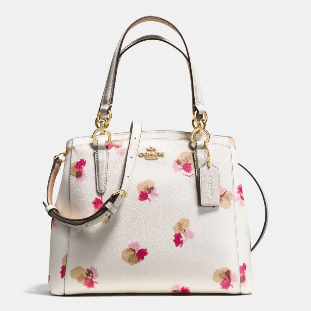 MINETTA CROSSBODY IN FIELD FLORA PRINT COATED CANVAS - COACH  f38417 - IMITATION GOLD/CHALK MULTI