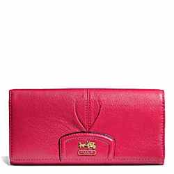 COACH MADISON LEATHER SLIM ENVELOPE - ONE COLOR - F46611