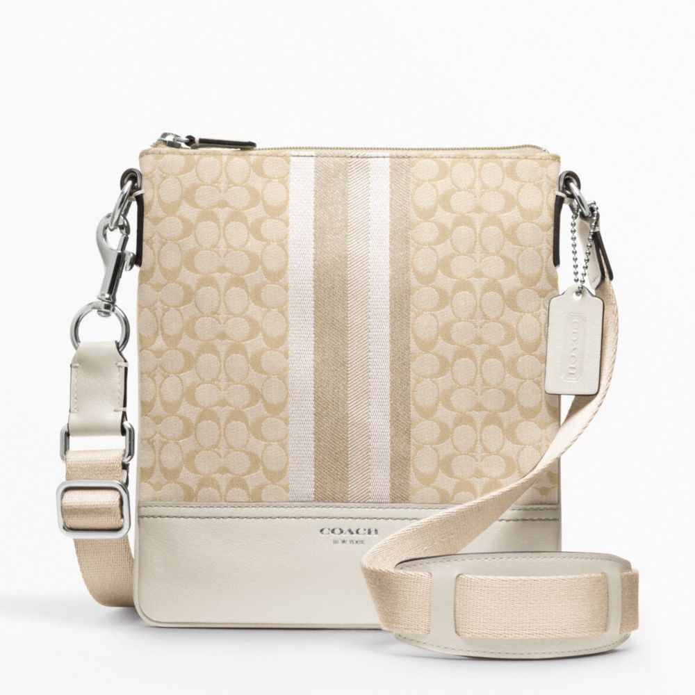 COACH SIGNATURE STRIPE SWINGPACK - ONE COLOR - F48001