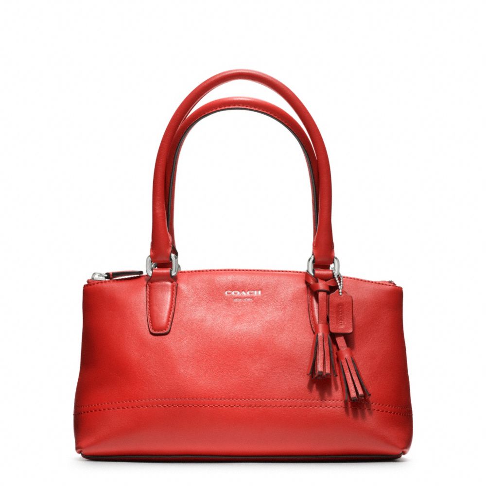 RORY MINI LEATHER BAG - COACH F48016 - SILVER/CARNELIAN