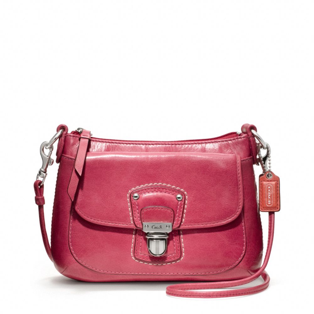 COACH POPPY LEATHER MINI GROOVY CROSSBODY - ONE COLOR - F48428