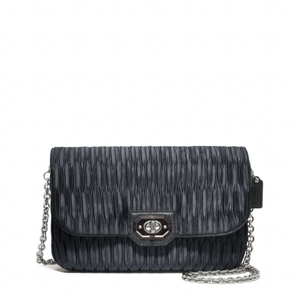 MADISON PLEATED SATIN CLUTCH - COACH f48493 - 31891