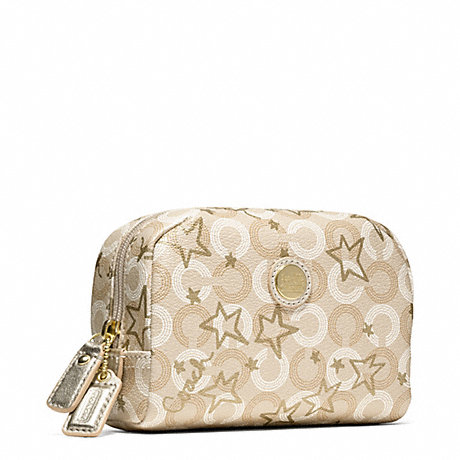 COACH WAVERLY SNOW QUEEN SMALL COSMETIC CASE -  - f48676