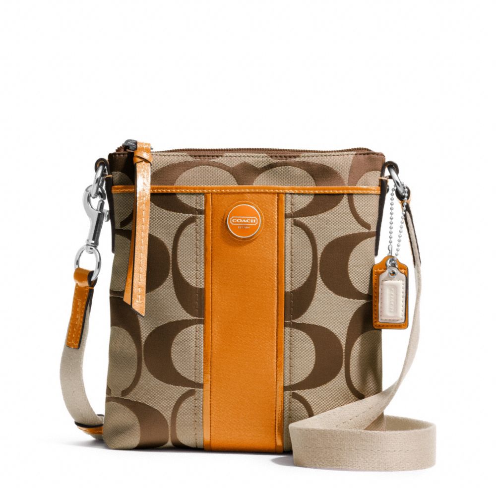 COACH SIGNATURE STRIPE SWINGPACK - ONE COLOR - F48806