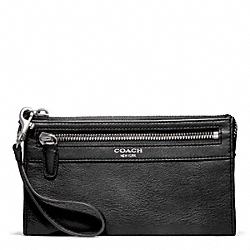 COACH LEATHER ZIPPY WALLET - ONE COLOR - F48891