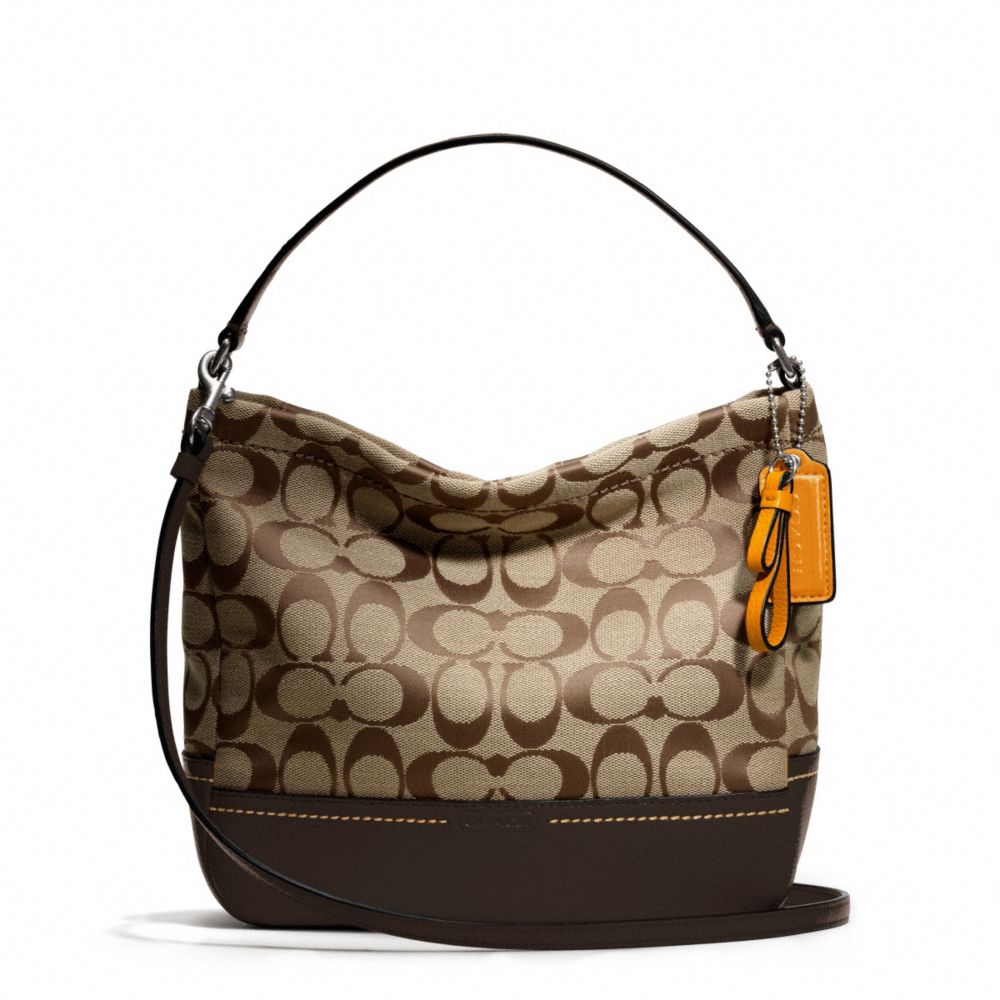 COACH PARK SIGNATURE MINI DUFFLE CROSSBODY - ONE COLOR - F49158