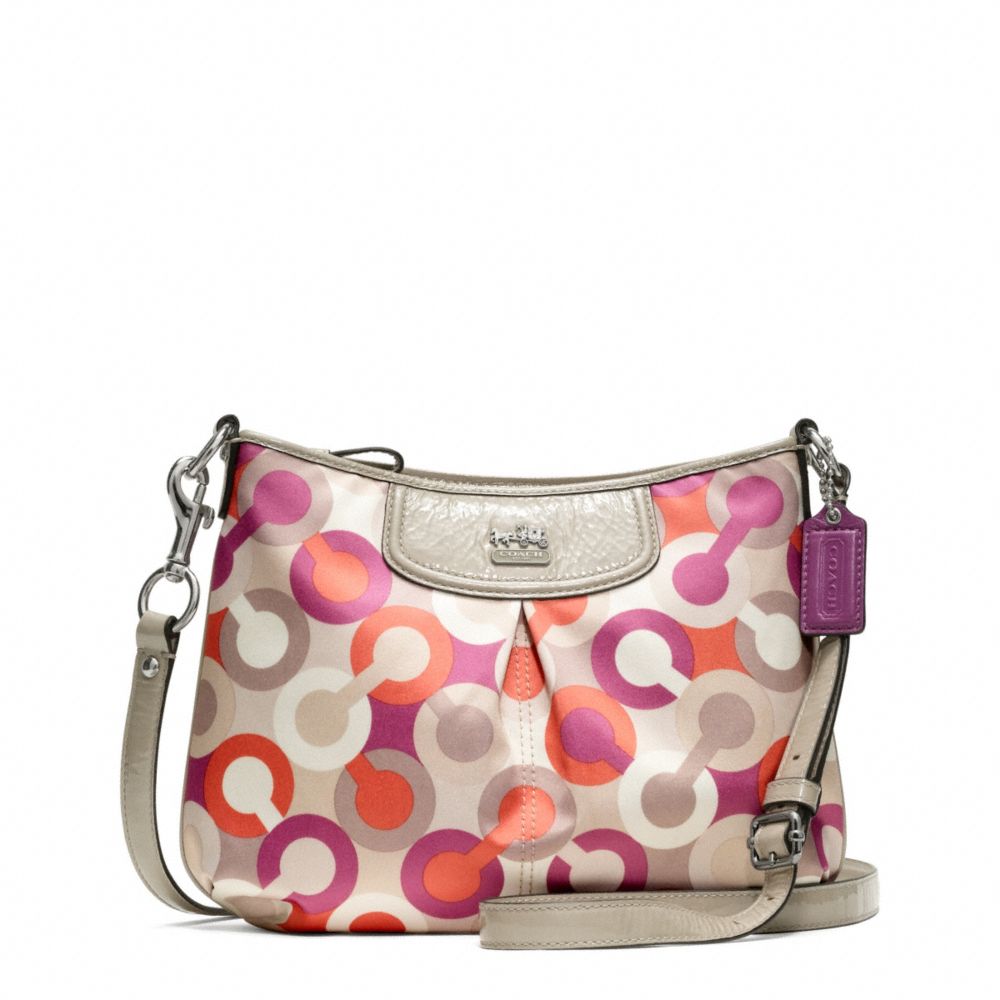 COACH MADISON DIAGONAL OP ART FASHION SWINGPACK - ONE COLOR - F49196